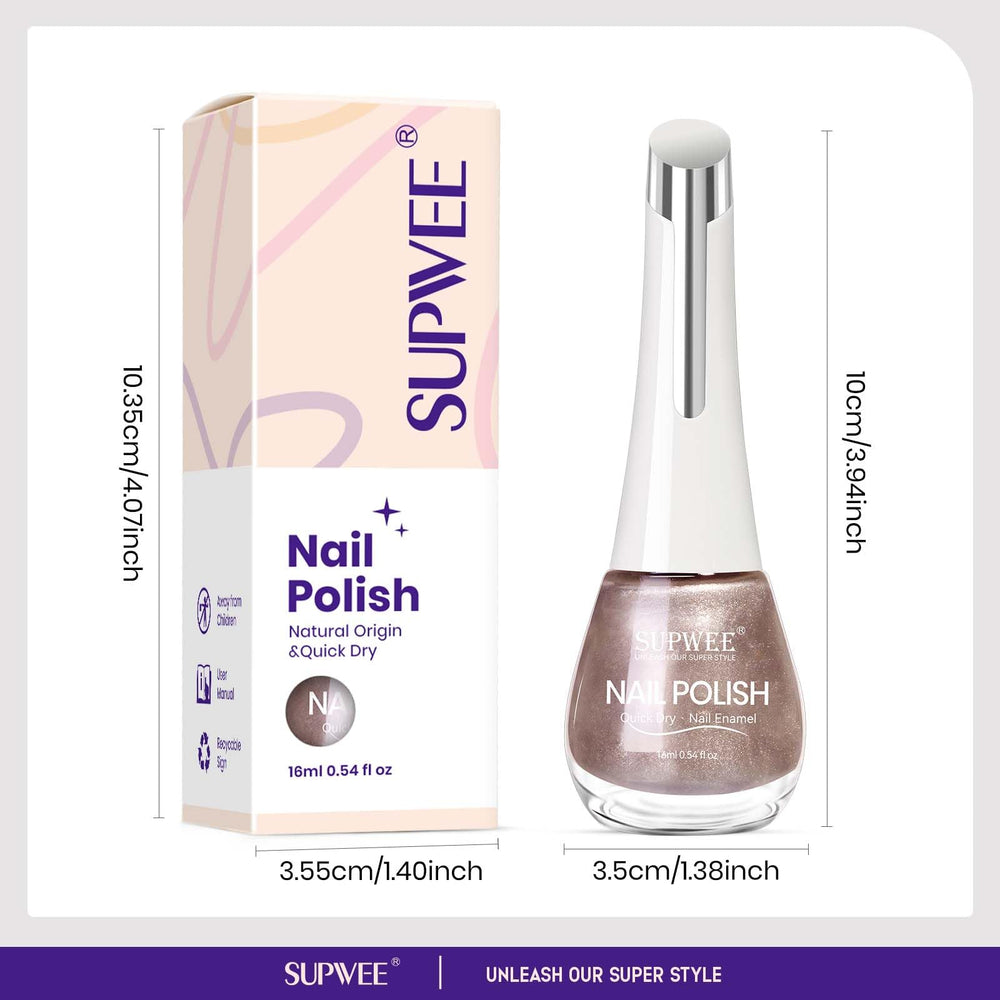 SUPWEE shimmering nude shade complements fall colors and outfits