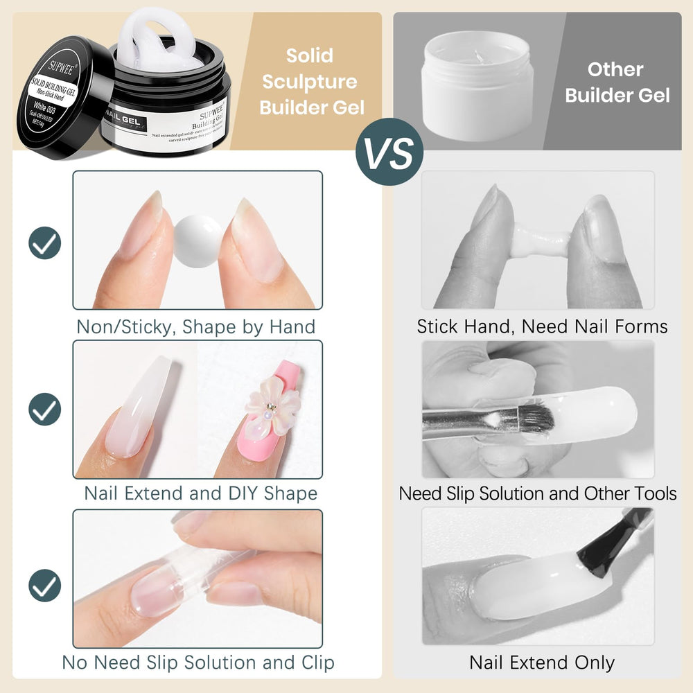 SUPWEE Silicone Pen for precise nail extension application.