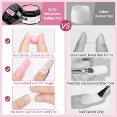 SUPWEE Silver chrome powder adds subtle shine to 3D nail designs.