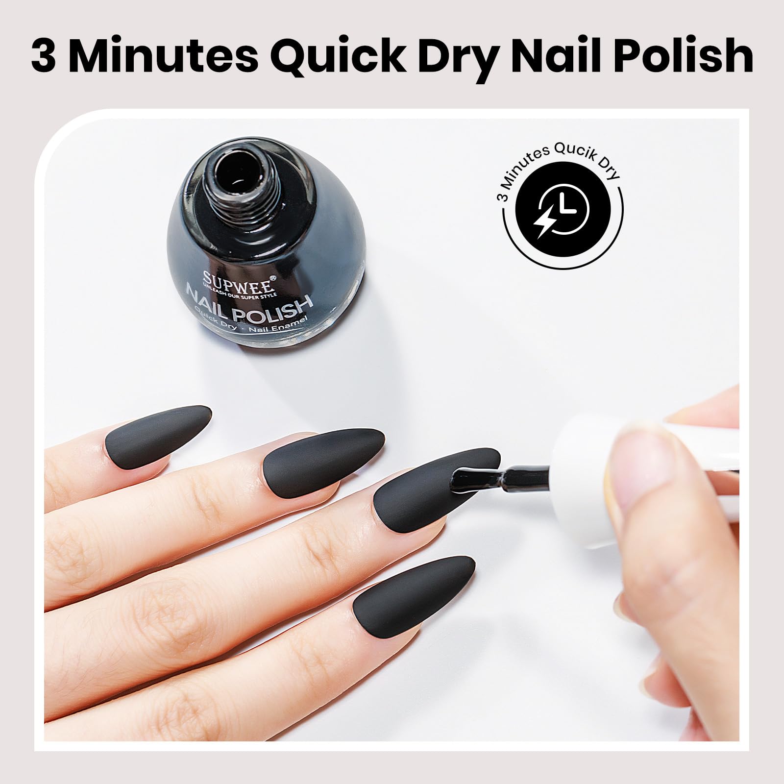 SUPWEE vegan nail polish suited for eco-friendly routines