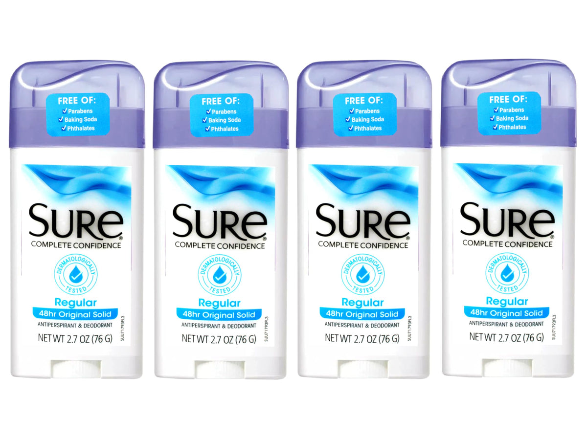 Sure Original Solid Deodorant Mandarin Buds highlights a refreshing fragrance for all-day confidence