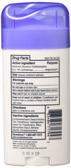 Sure original unscented deodorant stick in use provides daily protection.