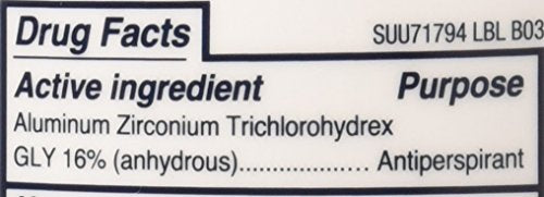 Sure original unscented deodorant packaging conveys trusted protection and value.