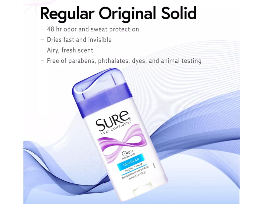 Sure wide-stick design delivers quick, even coverage.