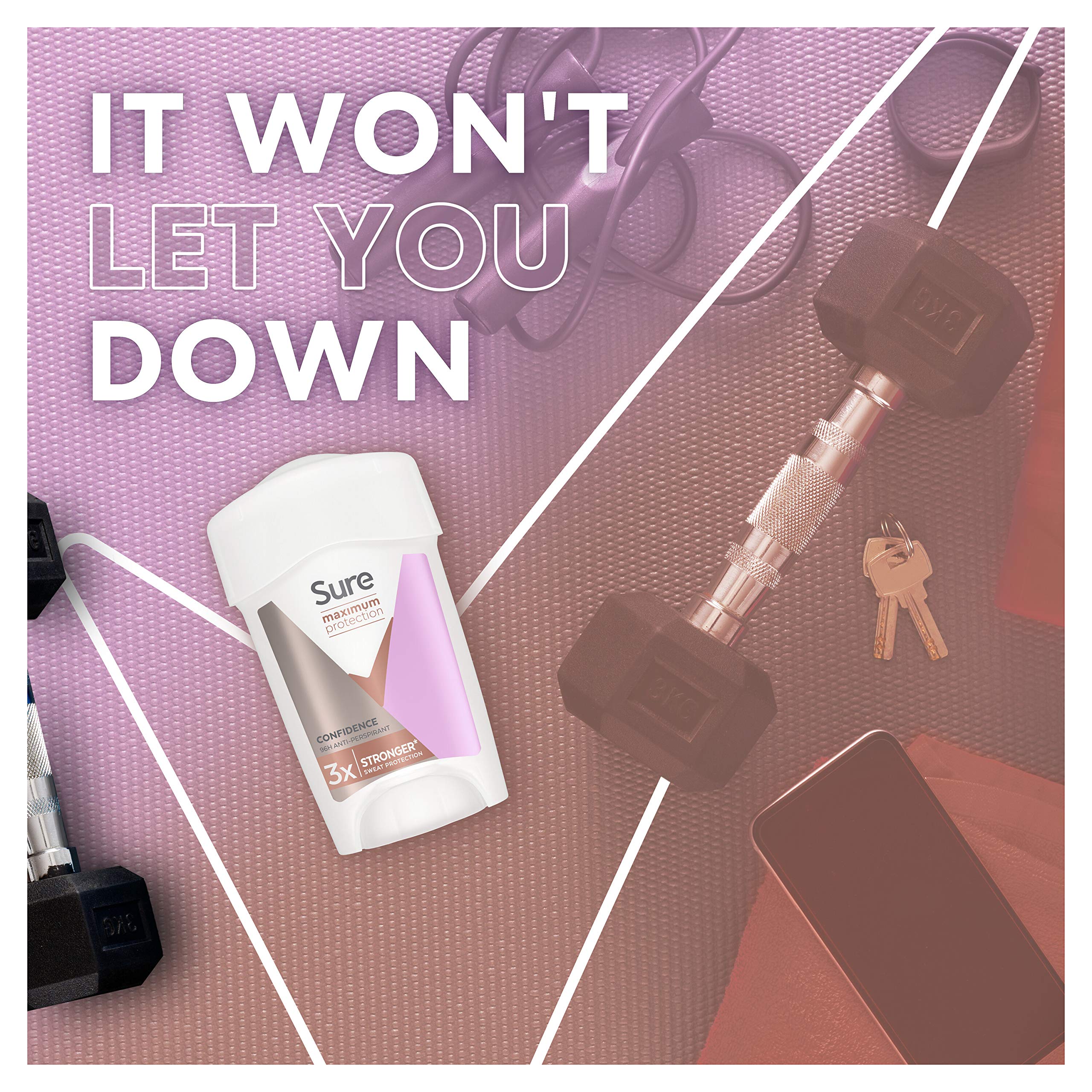 Sure Women reliable daily anti-perspirant for busy routines.