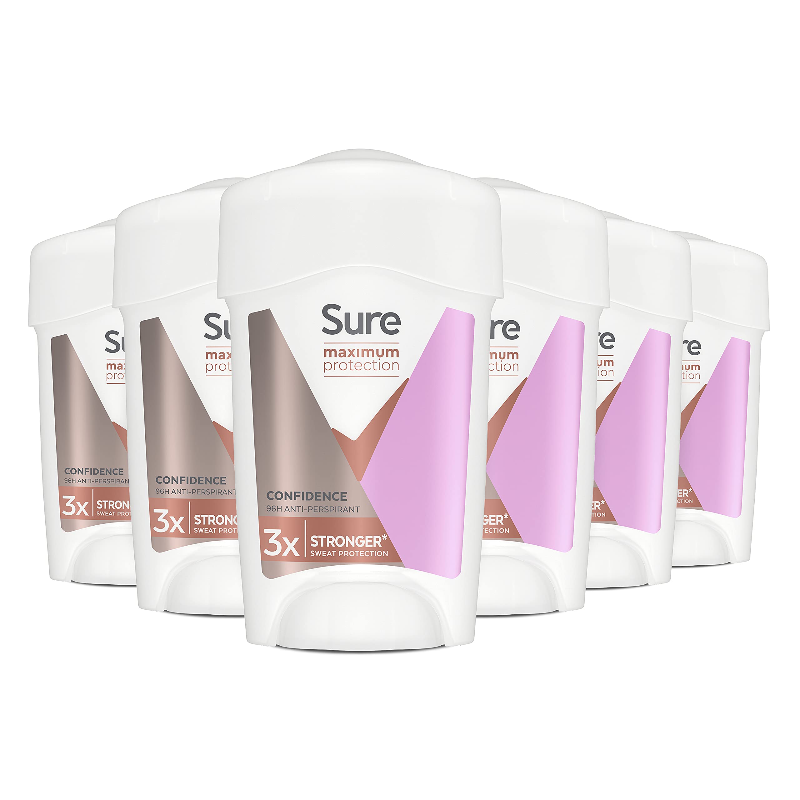 Sure Women cream-stick close-up; long-lasting protection for daily wear.