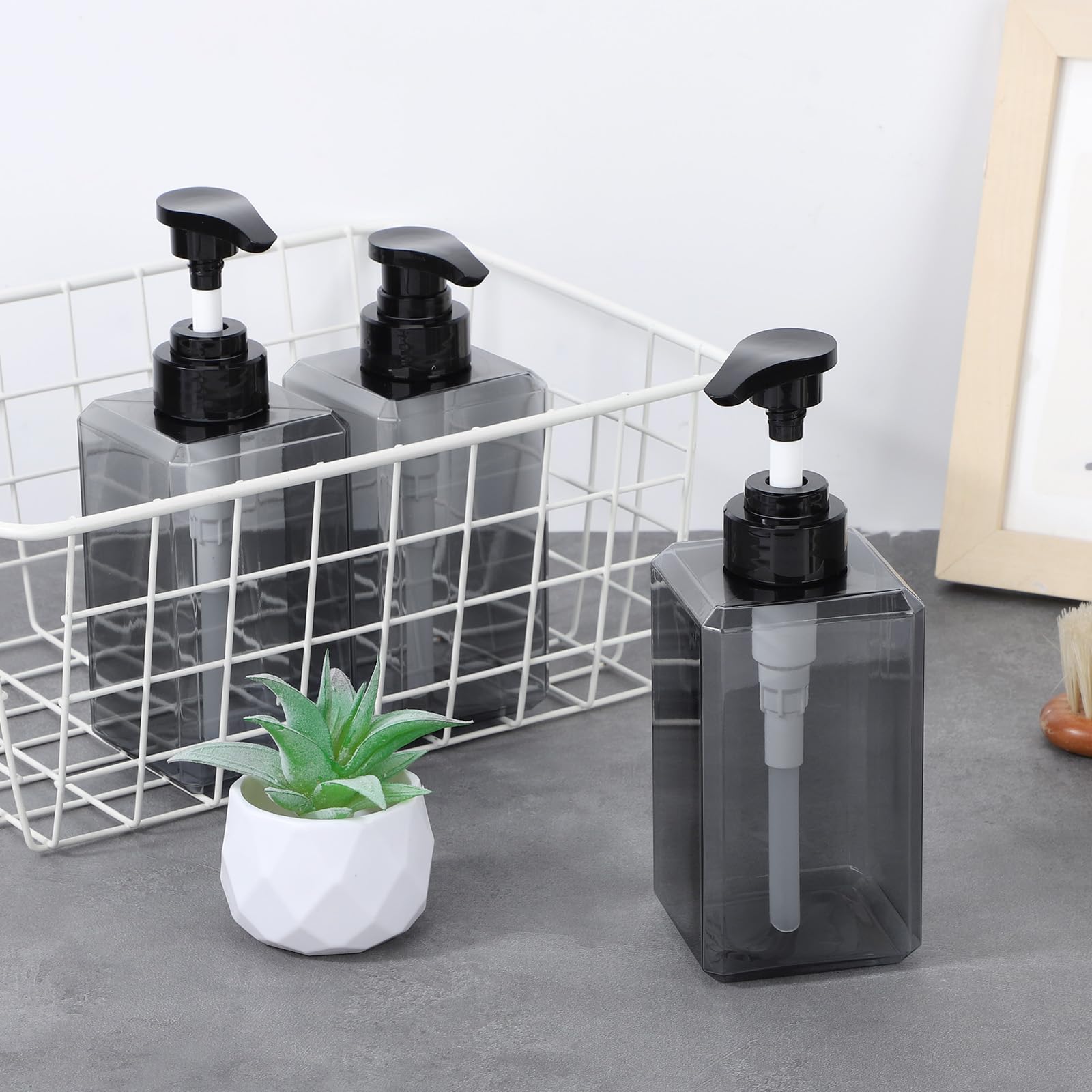 Suream multipurpose bottles suitable for shampoo, body wash, lotion, or soap