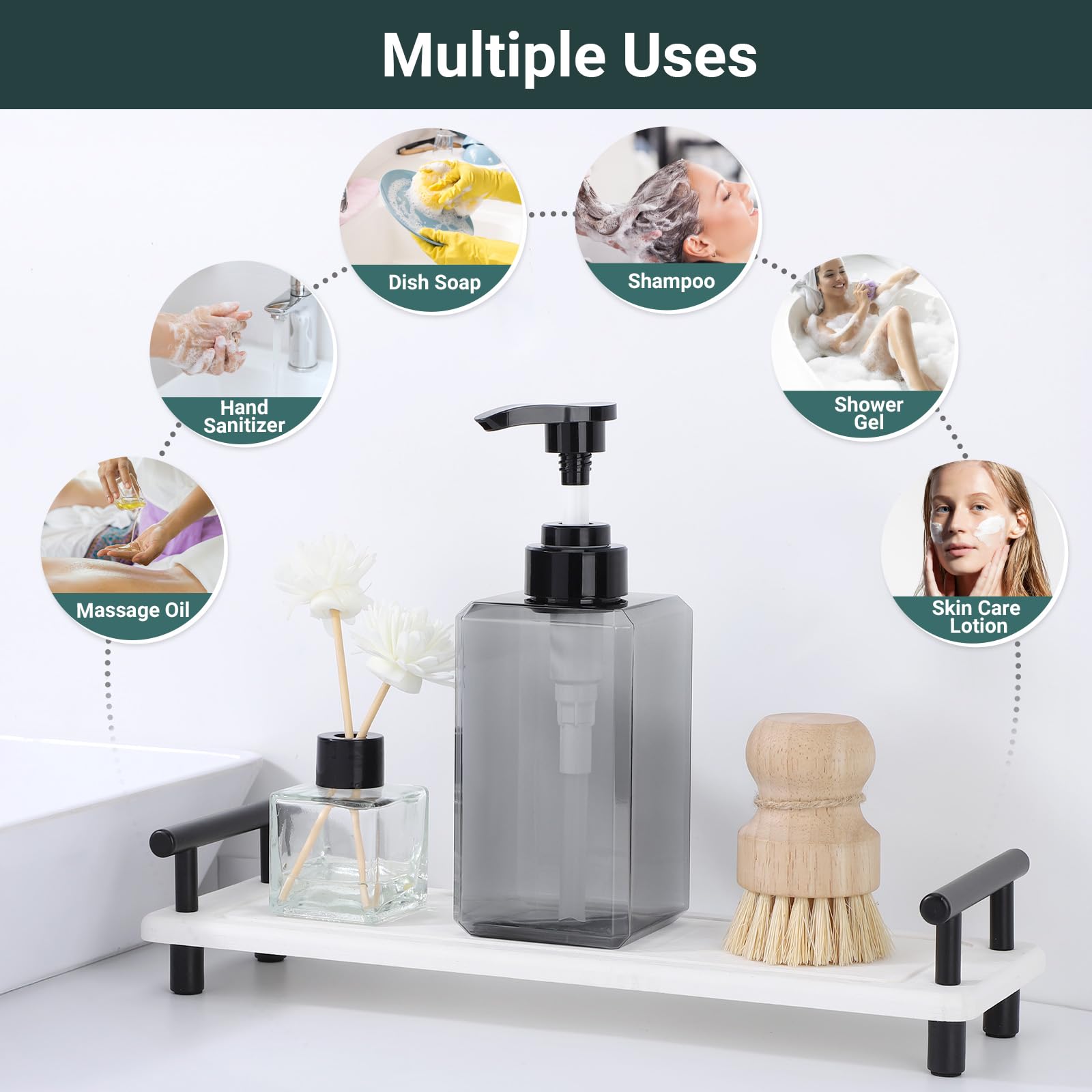 Suream PET plastic bottles, durable and reusable for daily use
