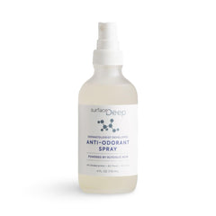 Surface Deep anti-odorant spray bottle front view showing all-day freshness.