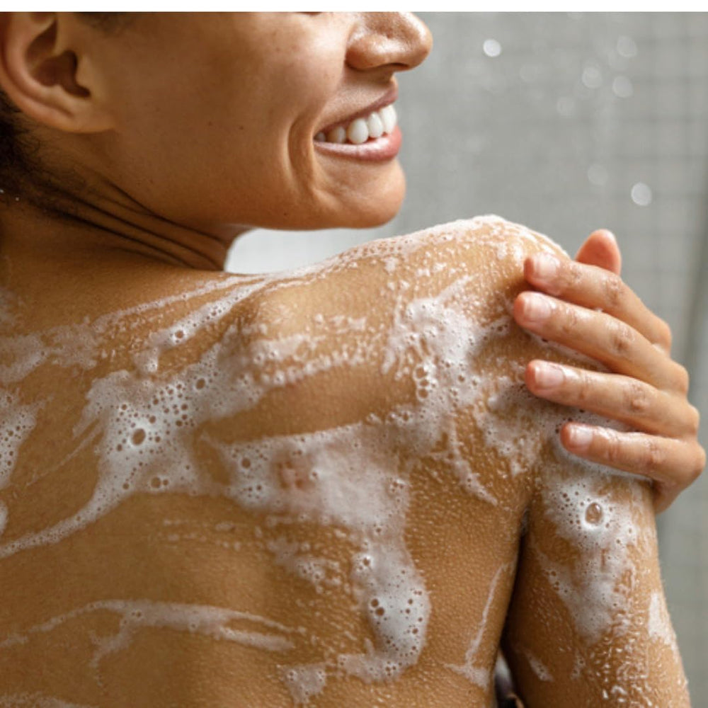 Surface Deep PH Balancing Wash texture improvement closeup for smoother skin