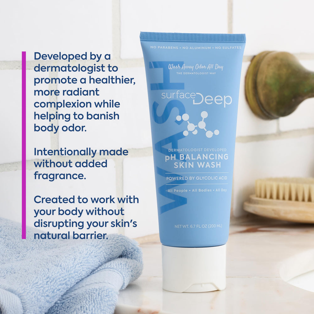 Surface Deep PH Balancing Wash willow bark extract pore refine closeup