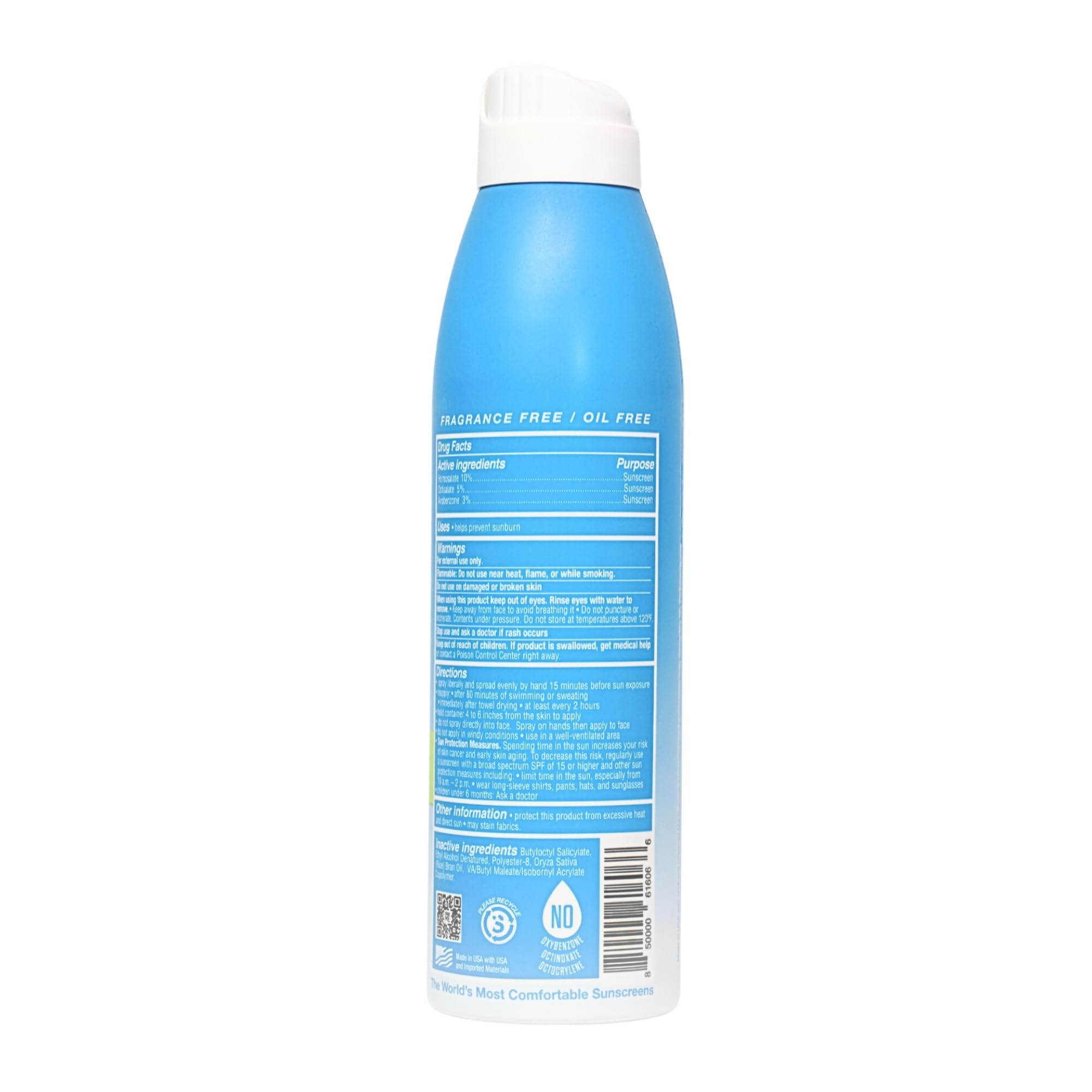 Fragrance-free Surface Sun Systems SPF 50 spray suitable for sensitive skin