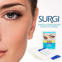 Surgiwax Brow Shapers apply strip ready for easy brow definition.