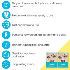 Surgiwax Brow Shapers close-up brow shaping precision.