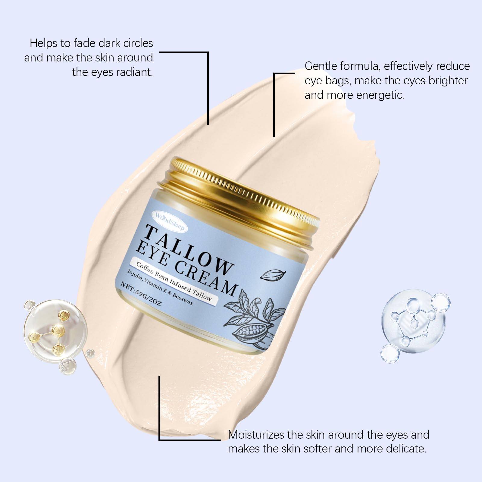 SURORAIN fragrance-free packaging suitable for sensitive skin.
