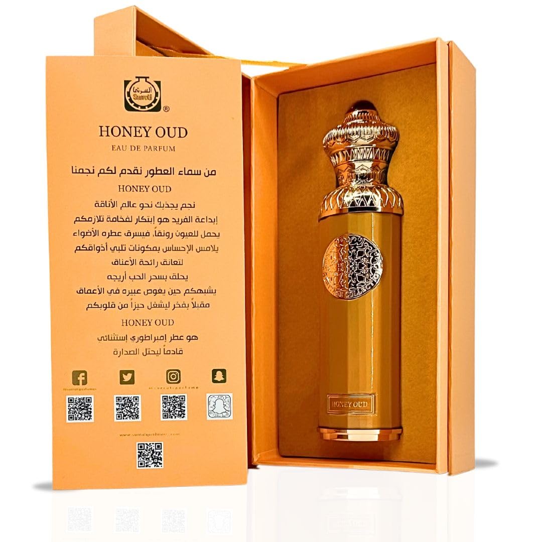 Rich oud and amber base in the composition for warm depth