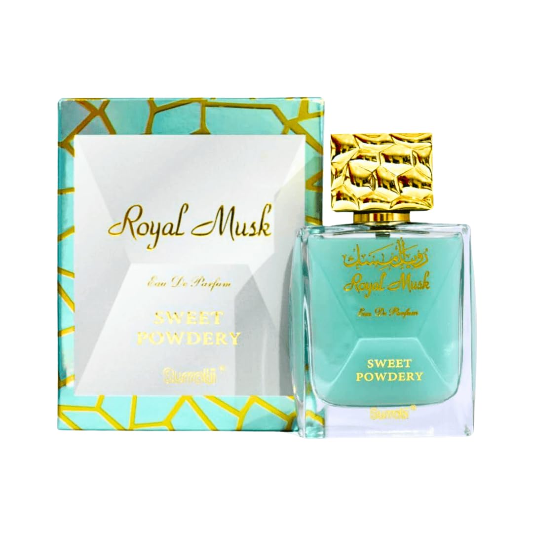 Surrati Royal Musk EDP bottle, versatile unisex fragrance for all-day wear.