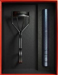 Close-up of Relevee Lash Curler in polished metal
