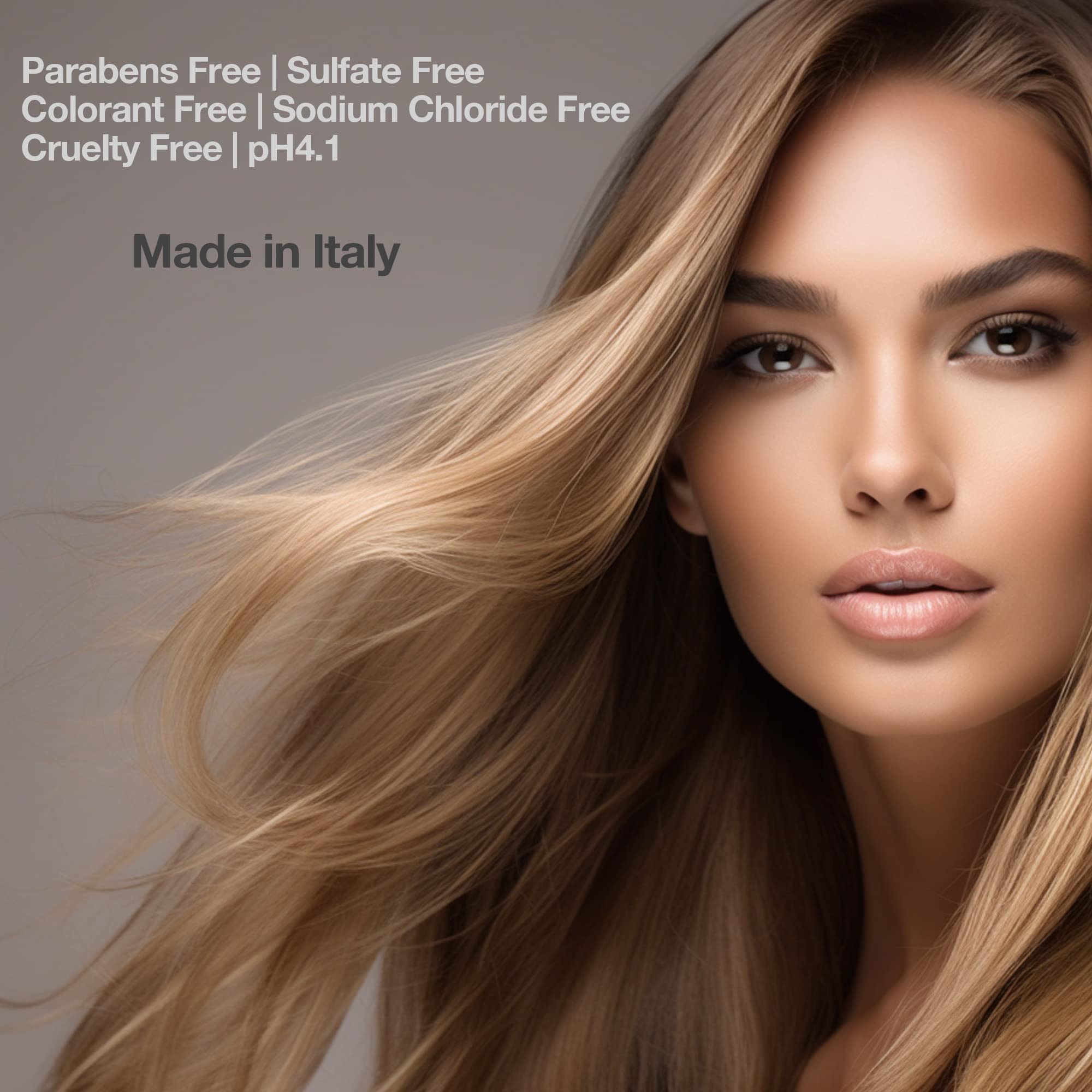 Sustainable Glam Epic ingredients label highlights argan and macadamia oils.