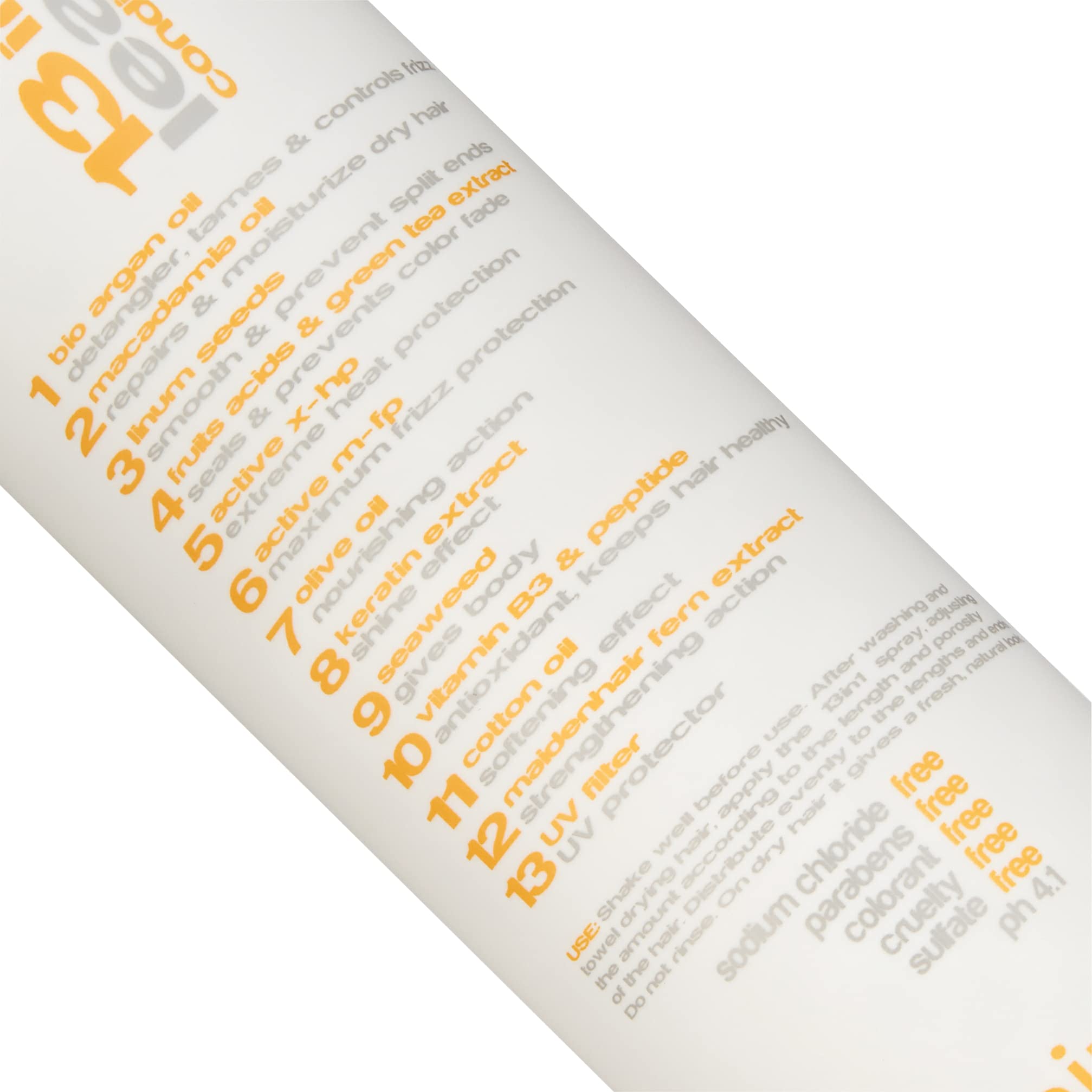Wet hair detangling with Sustainable Glam Epic leave-in spray.