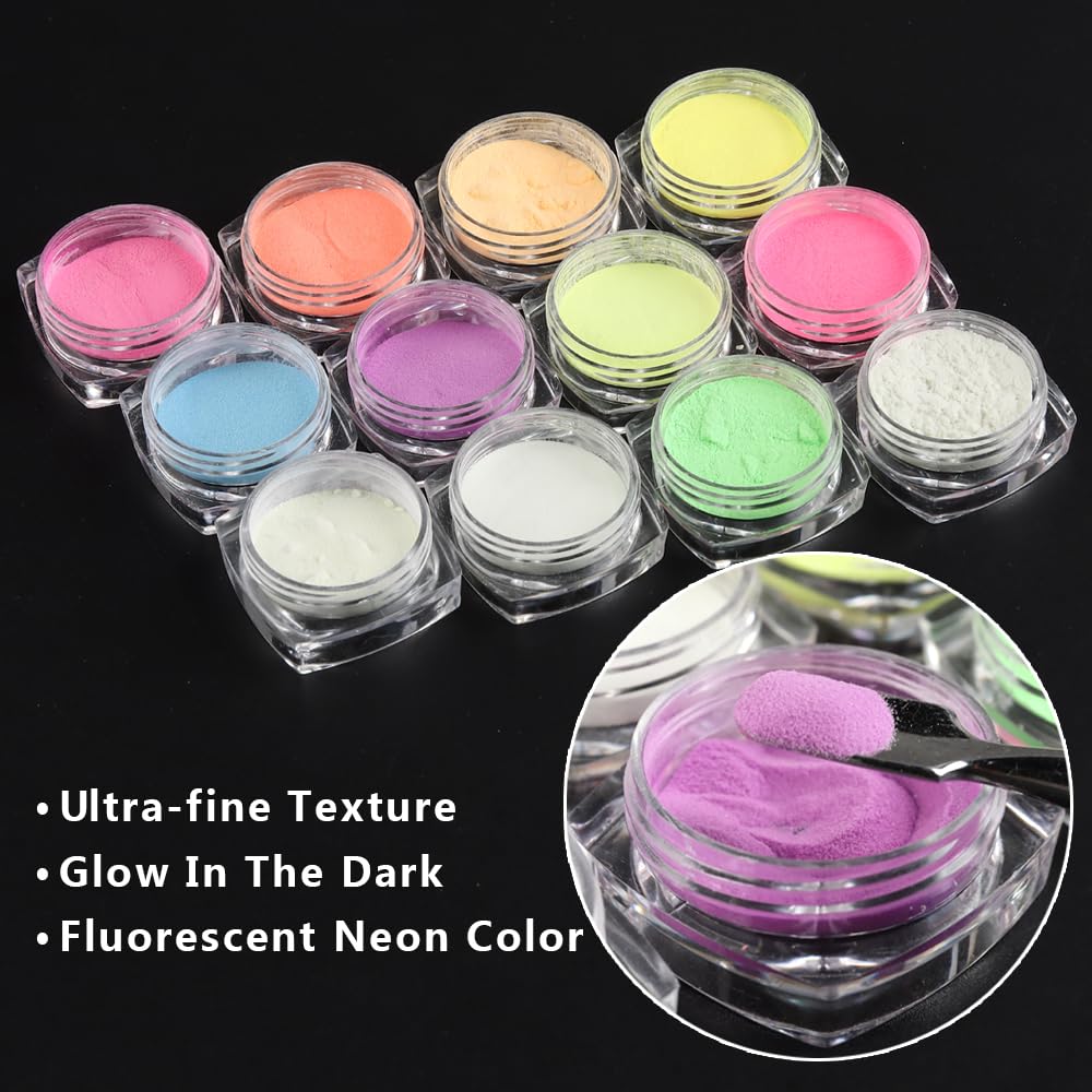 SUTOKAKA glow powder yellow delivers sunny glow under UV light.