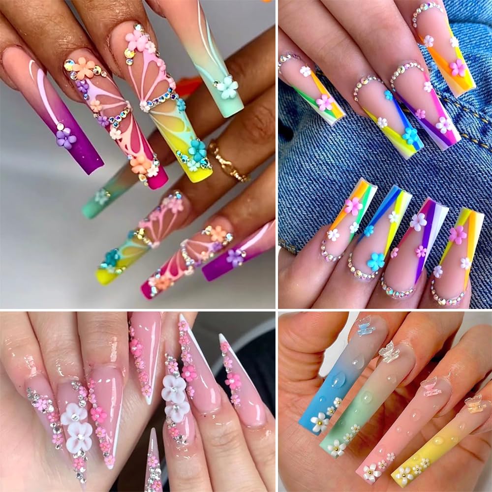 SUTOKAKA gold caviar beads decorate nails with subtle luxury accents.