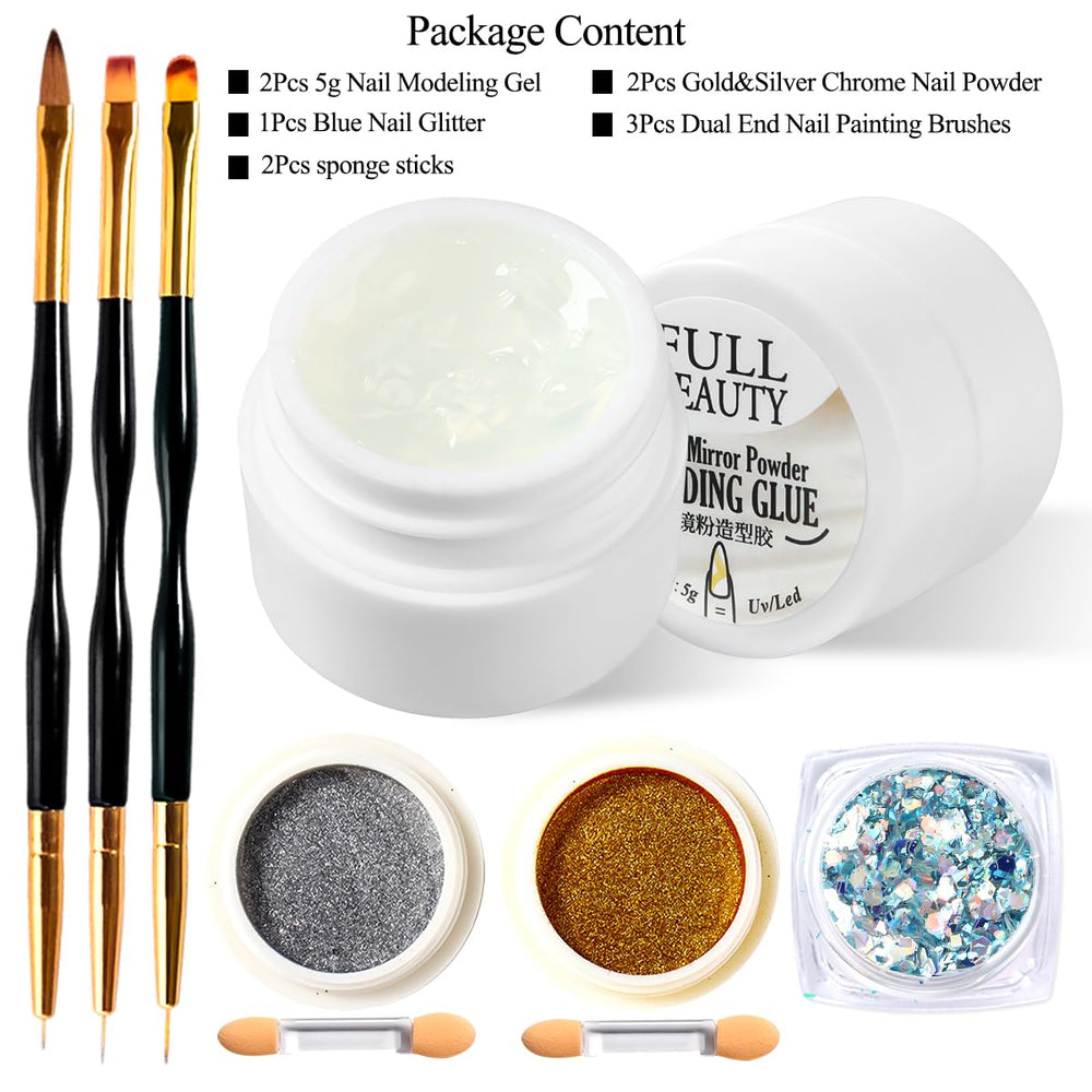 SUTOZMIWE clear 3D sculpting gel for precise nail design applications