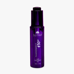 SUTRA Fahrenheit 450+ bottle front for hair and skin nourishment.