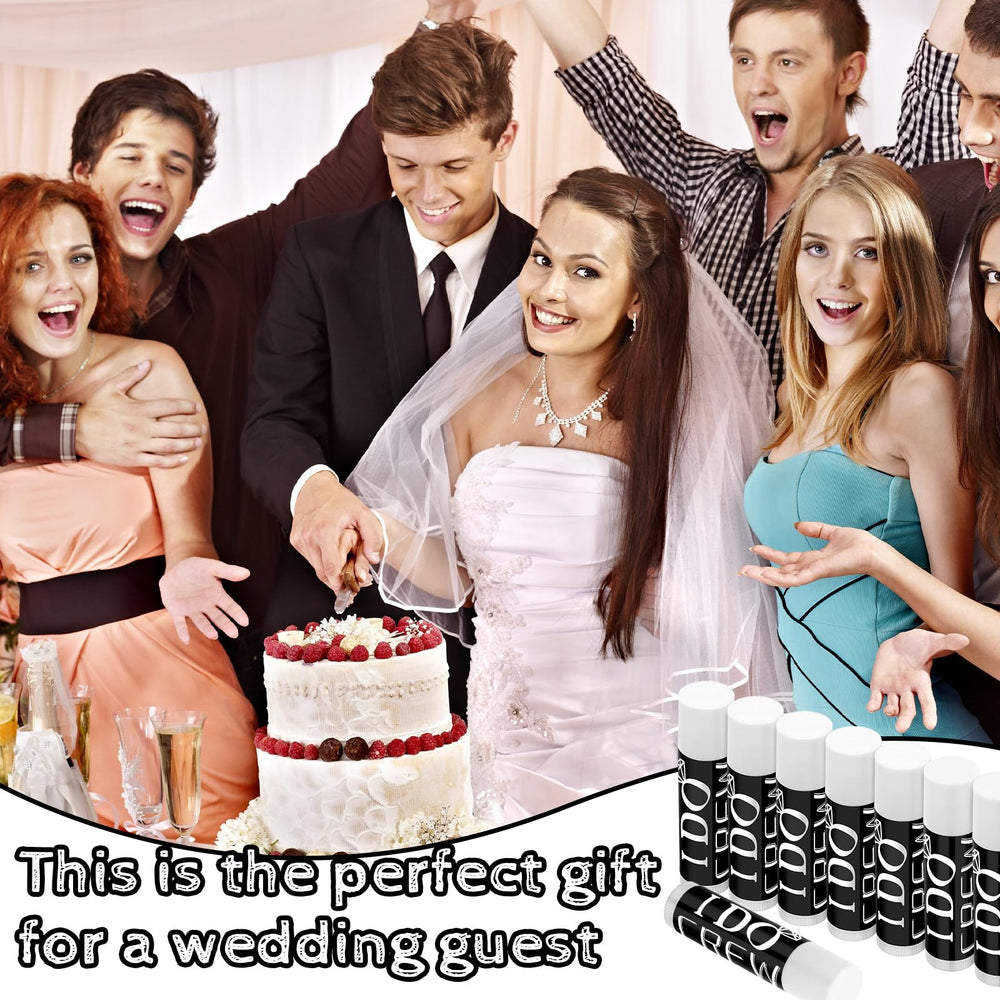 Suttmin wedding gift lip balm pack, practical party favors for guests