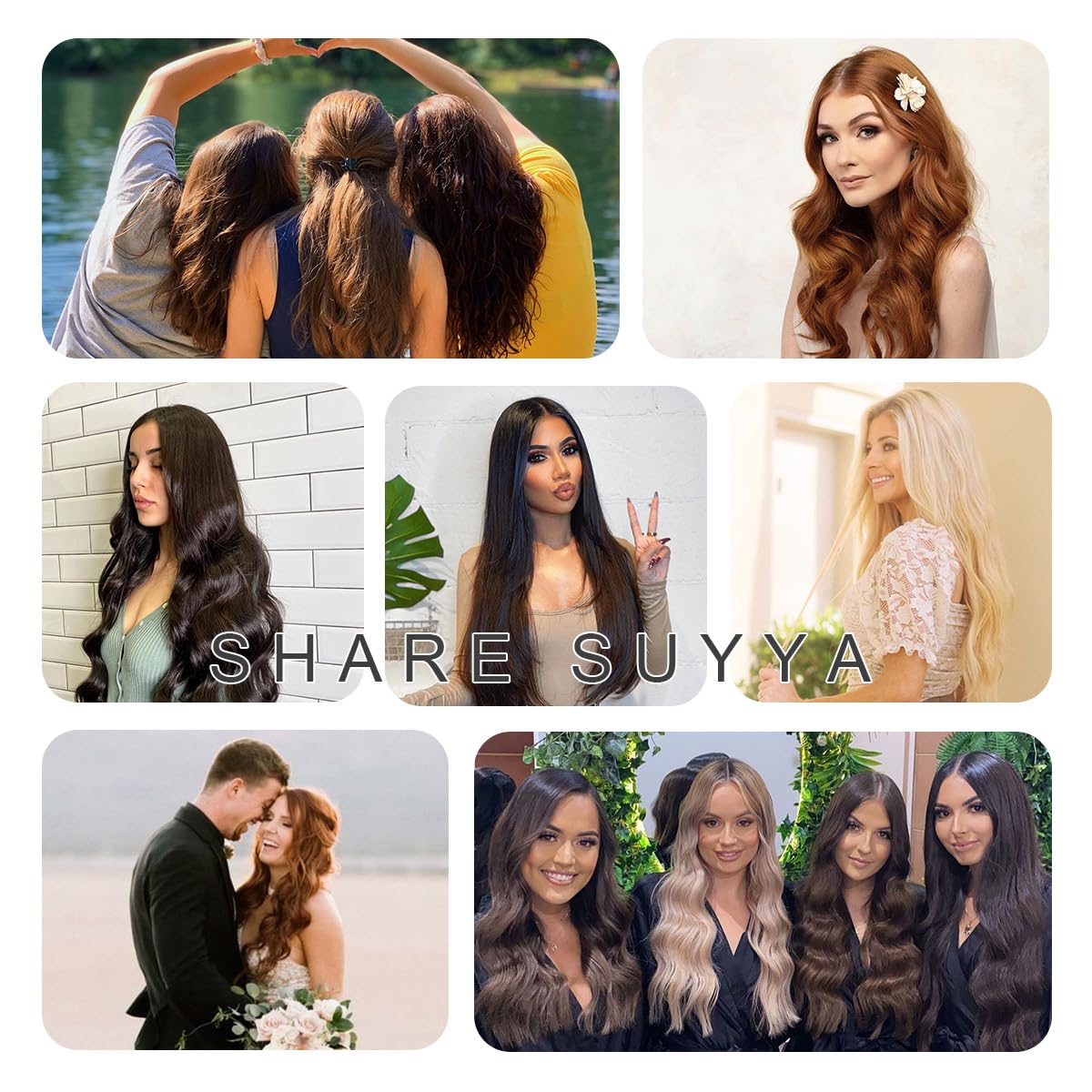 SUYYA color-match guidance to blend shade with your natural hair