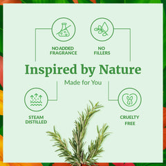 SVA Rosemary Essential Oil bottle used for hair care and scalp massage.