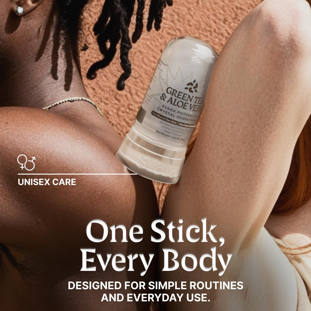 SVARA compact packaging is ideal for on-the-go routines.