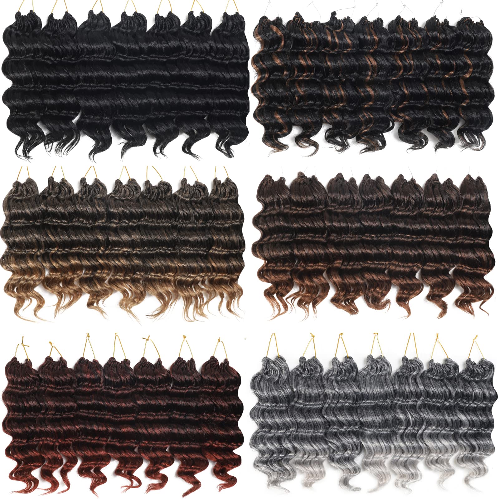 Svolna Ocean Wave Crochet Hair Color Options enable versatile weekend looks