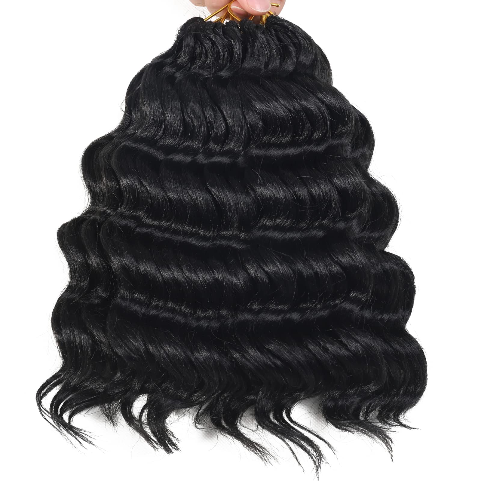 Svolna Ocean Wave Crochet Hair 9 Inch in natural finish ideal for quick styling