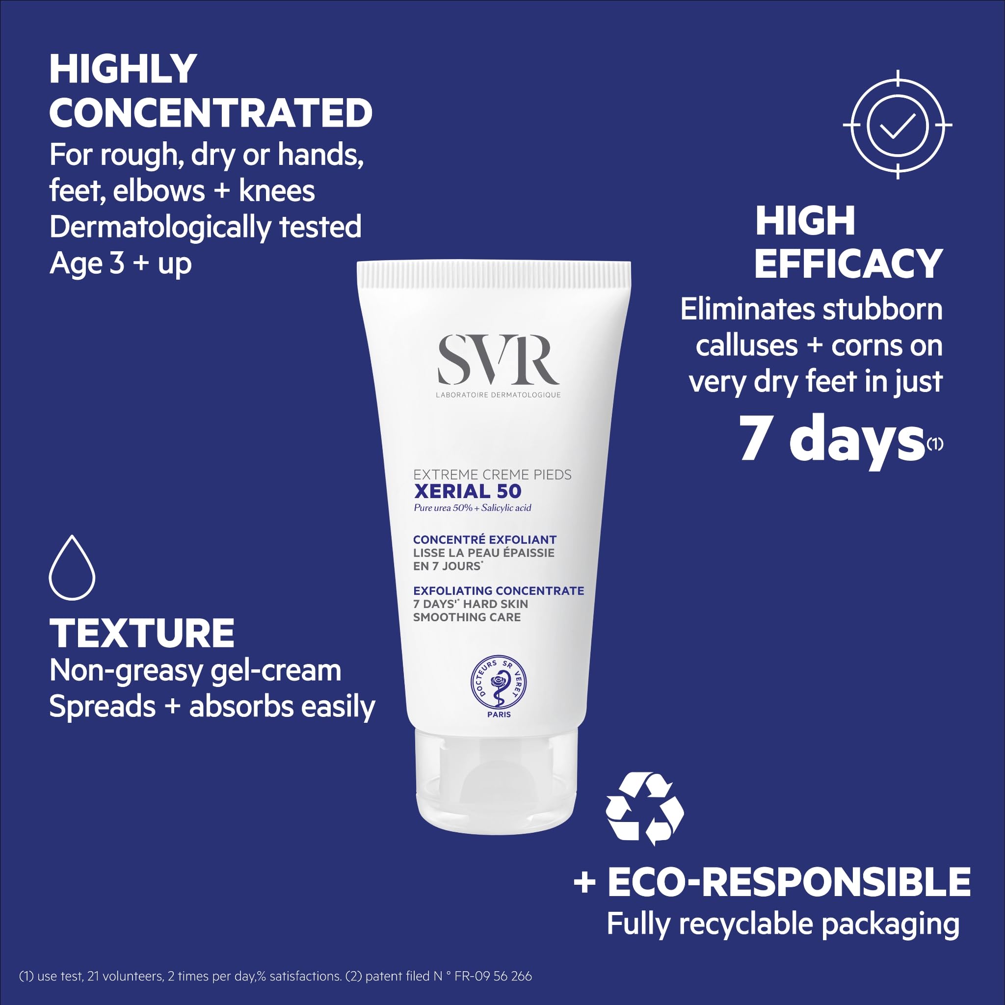 SVR Xerial 50 texture close-up highlights lightweight, fast-absorbing texture