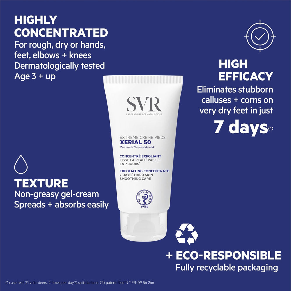 SVR Xerial 50 texture close-up highlights lightweight, fast-absorbing texture