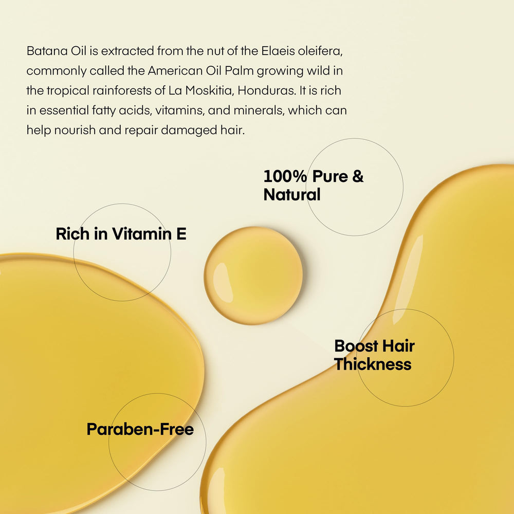 Svvimer Batana Oil bottle with scalp nourishment and hydration focus.