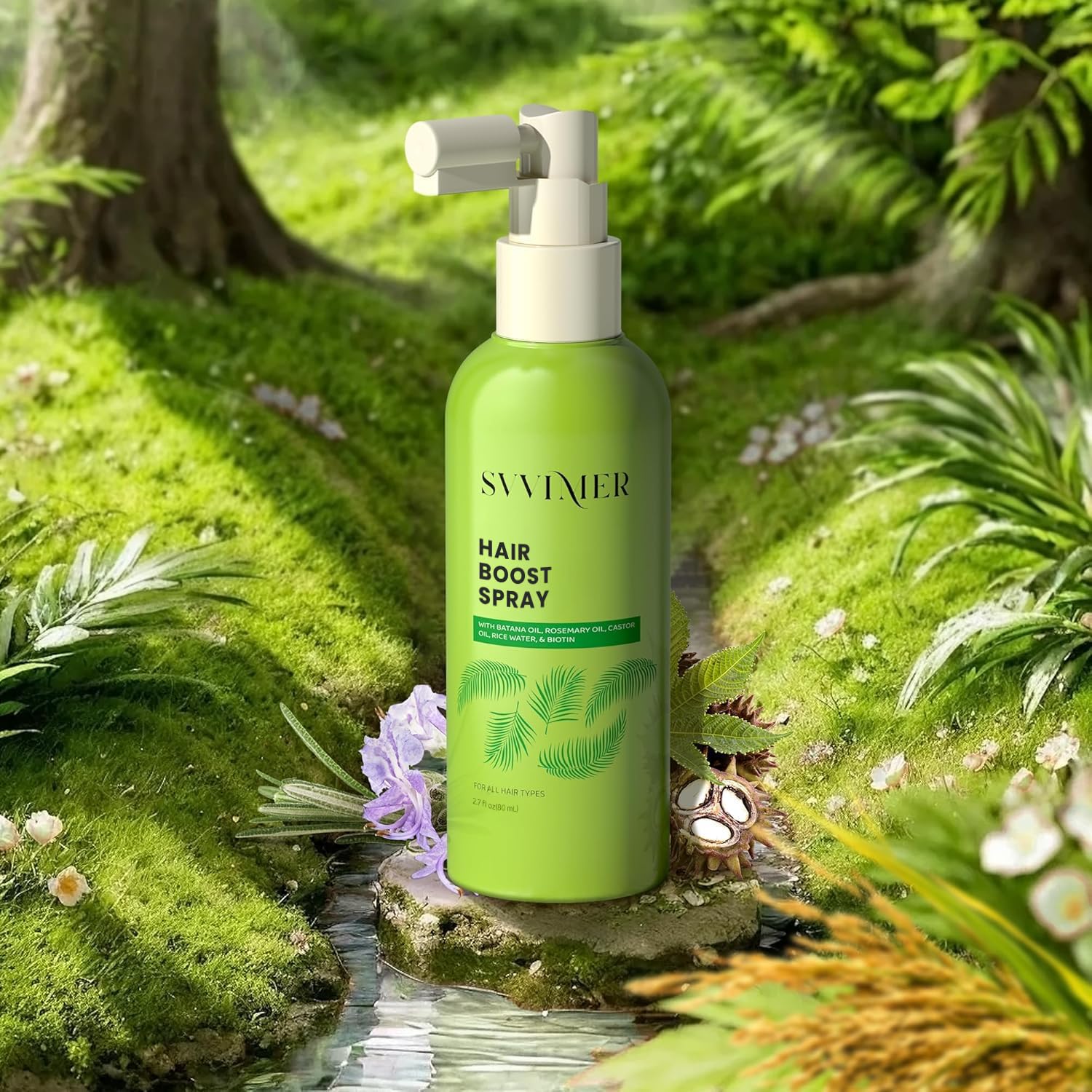 Svvimer lightweight non-sticky formula absorbs quickly for daily use
