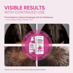 Svvimer shampoo lather close-up showing light, foamy texture for volume