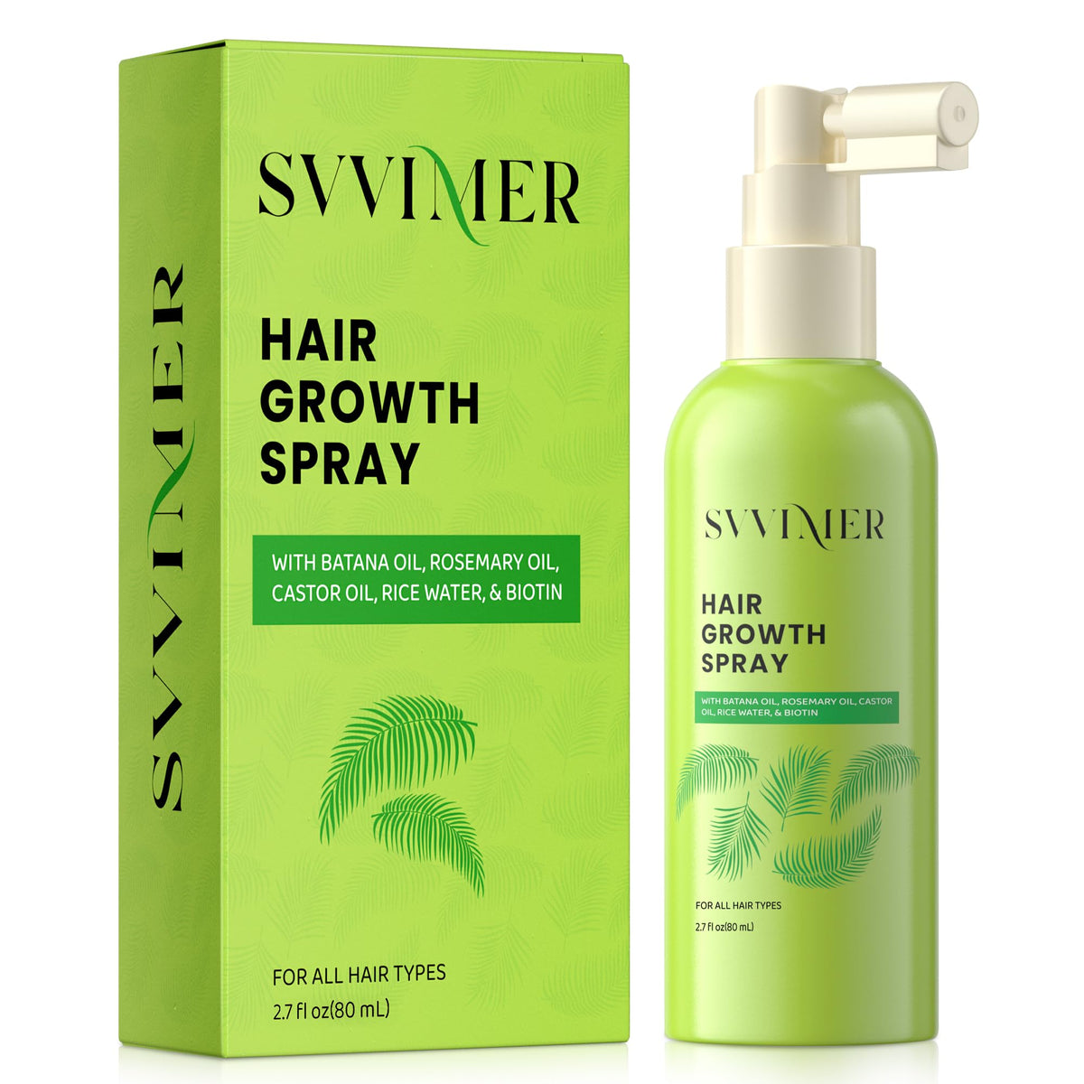 Svvimer rosemary batana oil bottle nourishes the scalp for healthier hair.