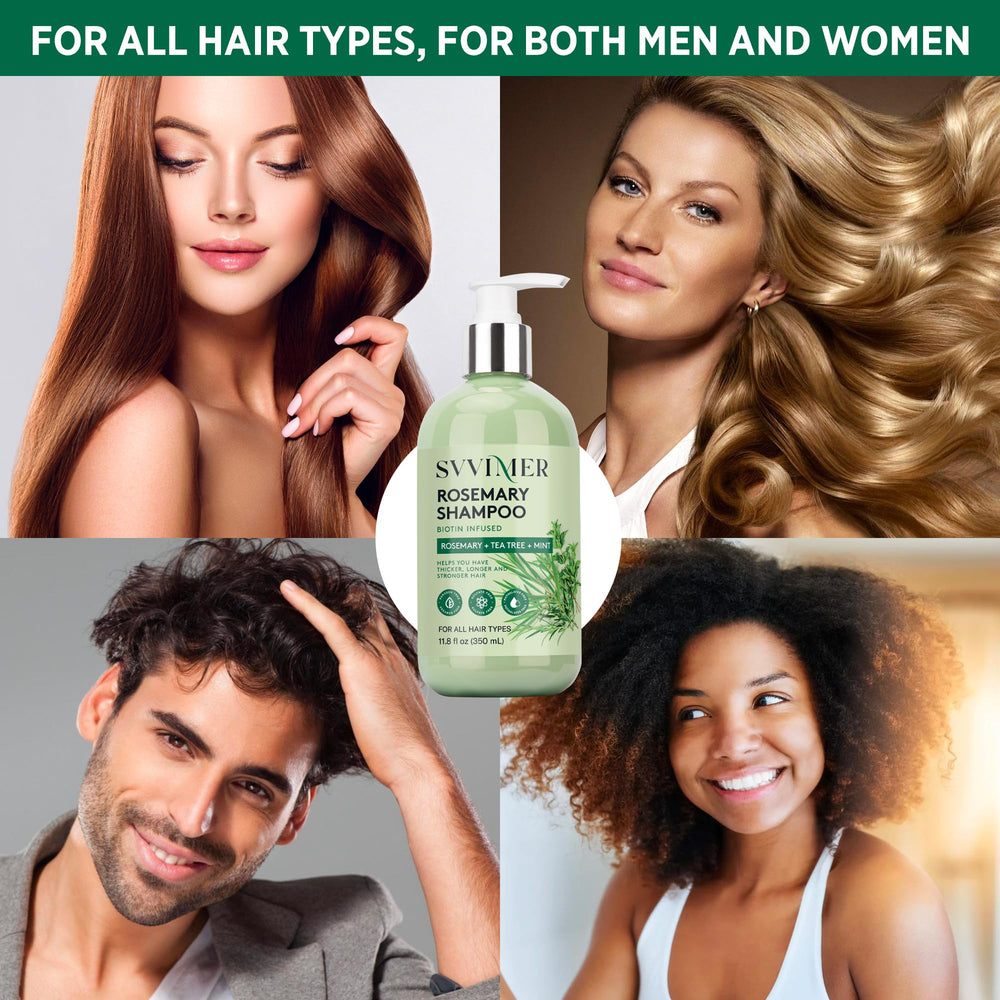 Svvimer hair after wash shows natural shine and vitality.