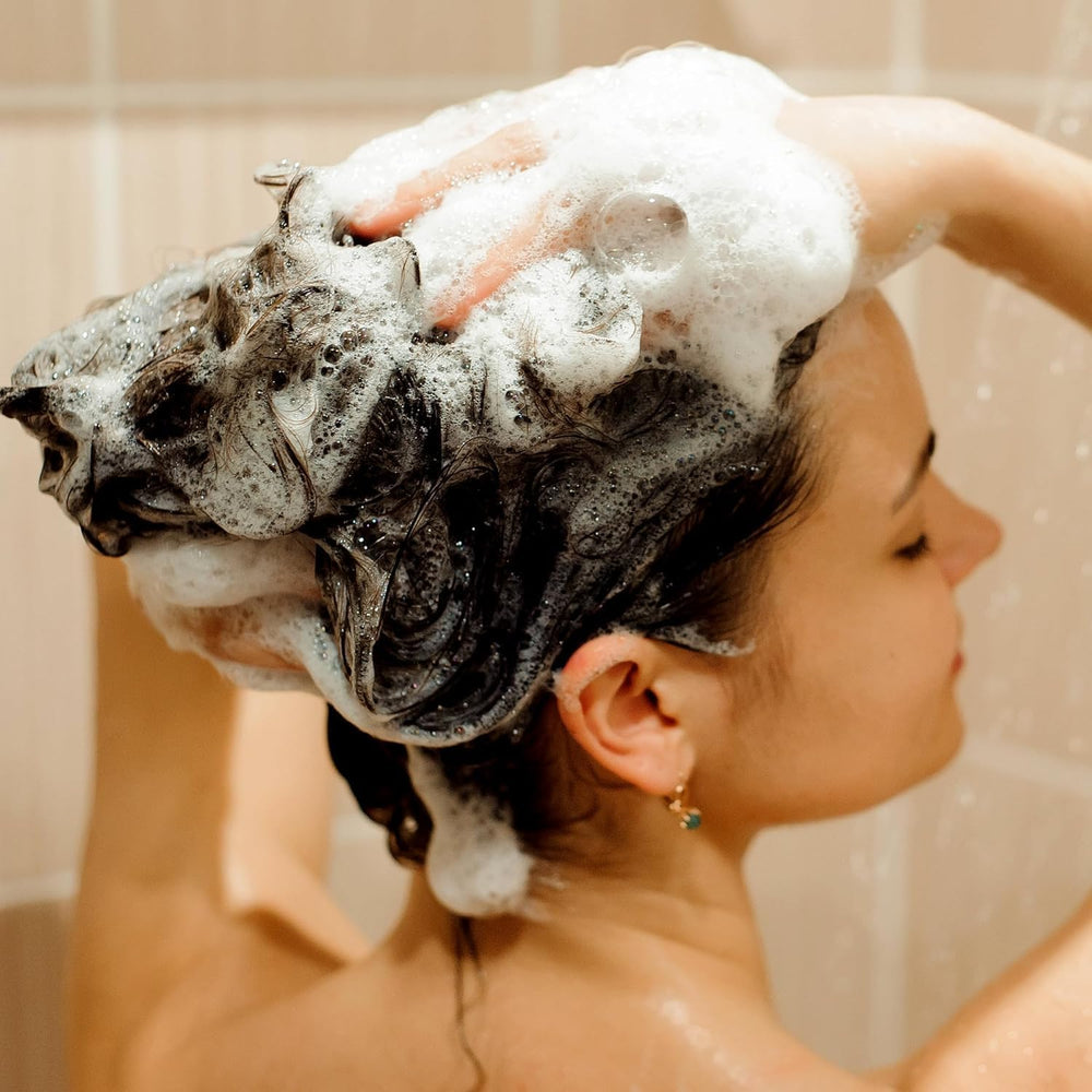 Svvimer Sulfate-free and paraben-free seal on bottle.