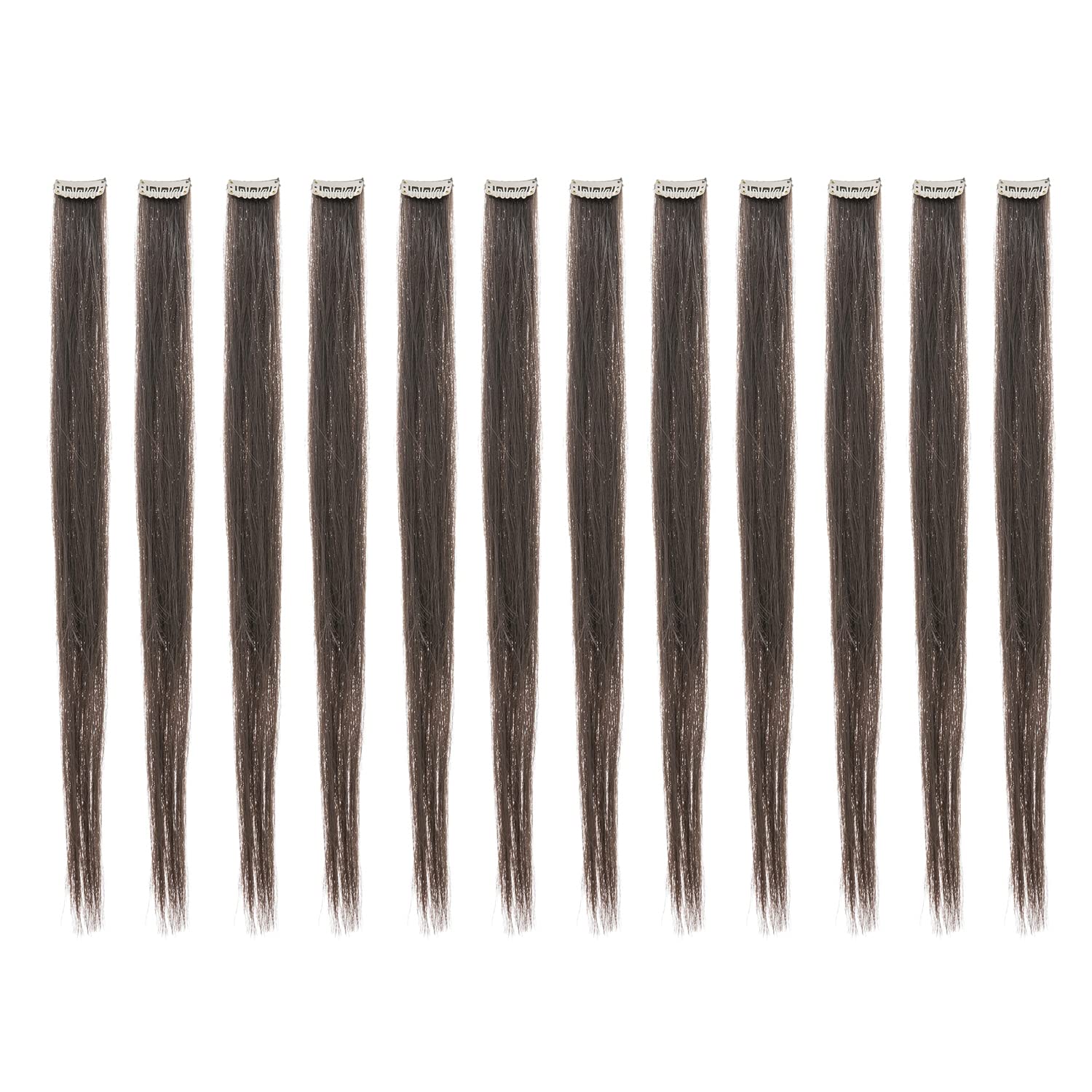 SWACC 12-piece clip-in highlights pack for quick color accents