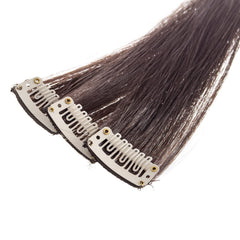 SWACC straight texture clip-in extensions with 18-inch length