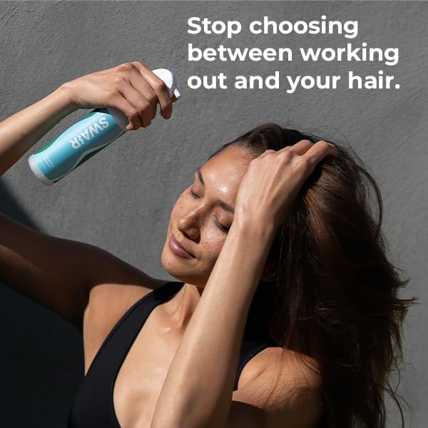Compact packaging of Swair Showerless Shampoo for travel