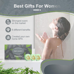 SWCANDY rosemary shower steamer gift box ready for gifting