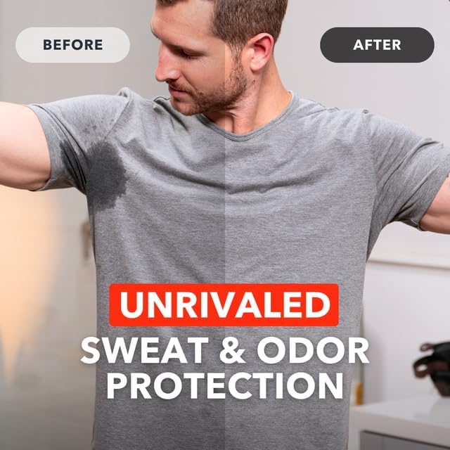 SweatBlock seven-day protection graphic illustrating extended coverage.