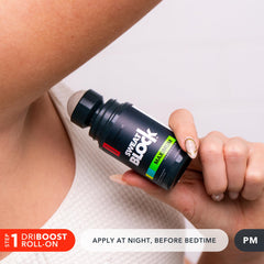 SweatBlock clinical-strength deodorant stick provides all-day odor control