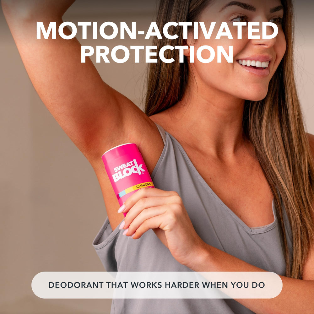 SweatBlock USA-made badge signals quality and safety standards.