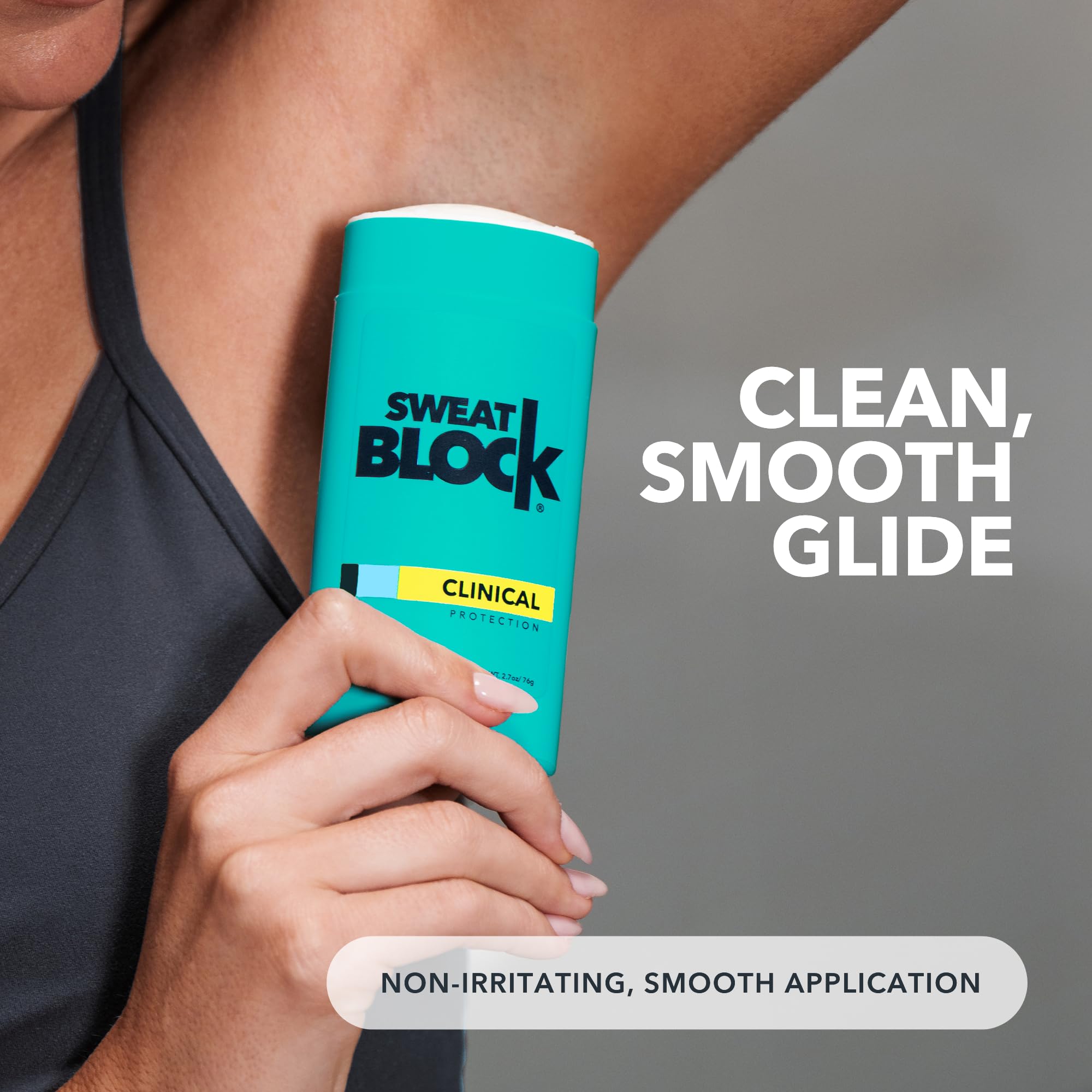SweatBlock pairing with Driboost Wipes for enhanced protection.